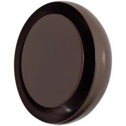 WOOOD Gloomy Wandlamp Rond - Metaal - Bruin - 30x30x13