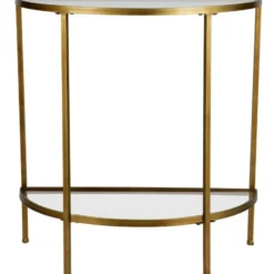 WOOOD Goddess Sidetable - Metaal - Antique Brass - 75x37x75