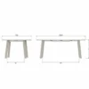 WOOOD Janne Uitschuifbare Eettafel Rond 120Ø cm - Eiken - Dakargrau