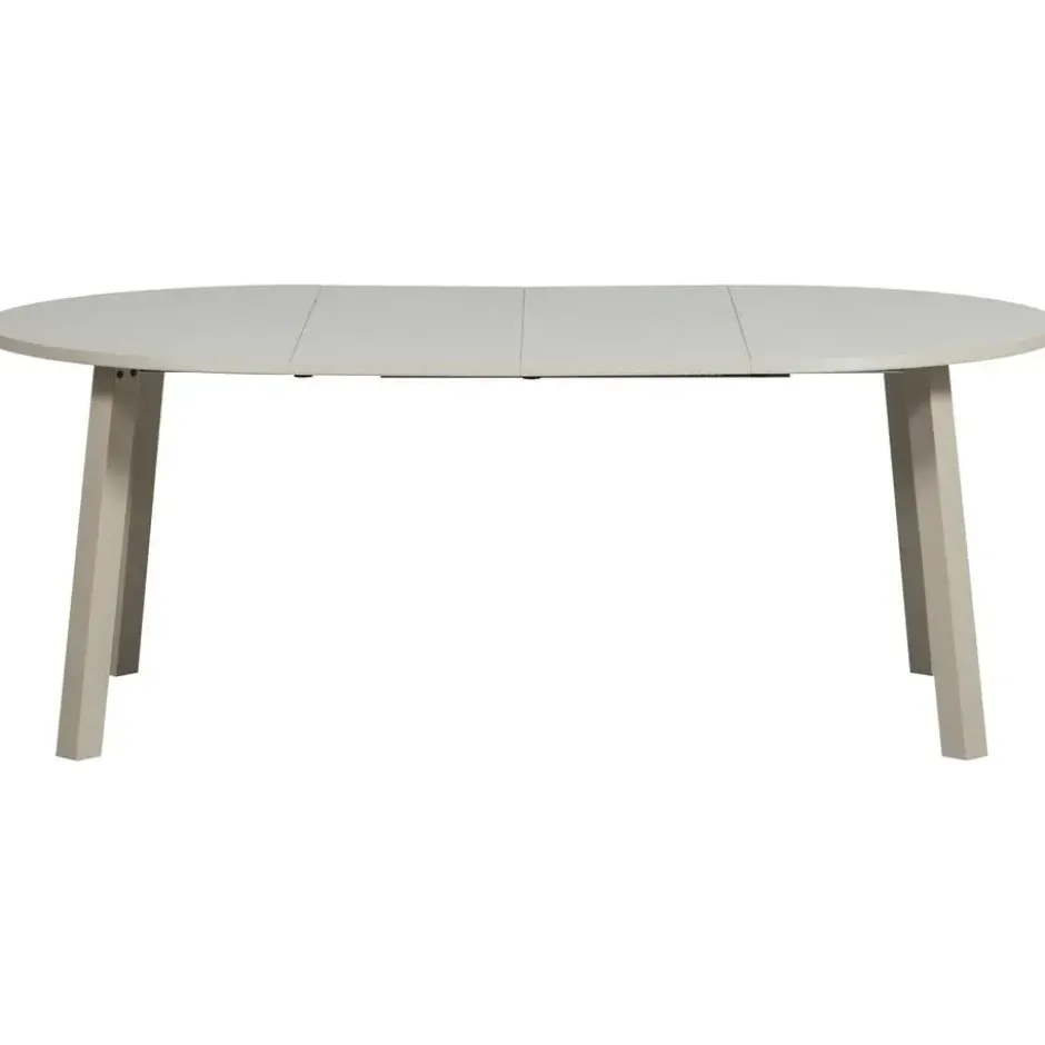 WOOOD Janne Uitschuifbare Eettafel Rond 120Ø cm - Eiken - Dakargrau