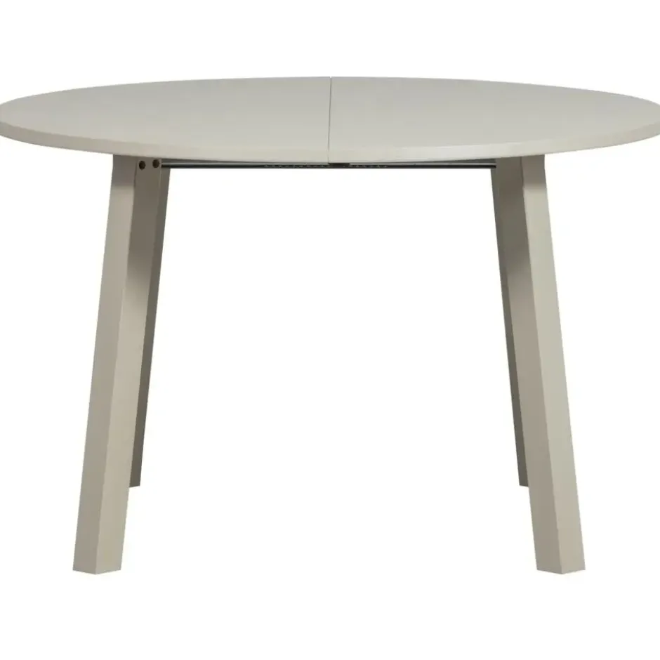 WOOOD Janne Uitschuifbare Eettafel Rond 120Ø cm - Eiken - Dakargrau