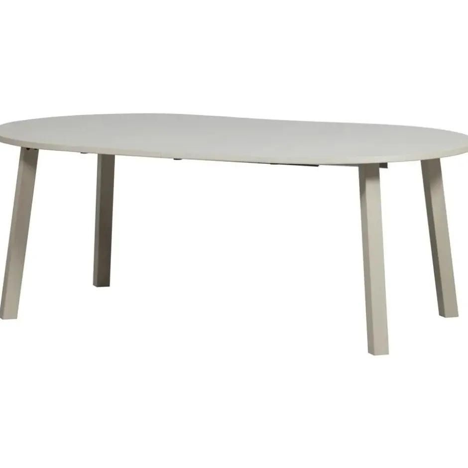 WOOOD Janne Uitschuifbare Eettafel Rond 120Ø cm - Eiken - Dakargrau