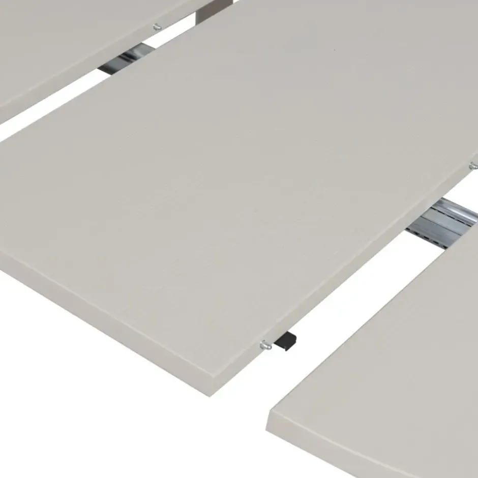 WOOOD Janne Uitschuifbare Eettafel Rond 120Ø cm - Eiken - Dakargrau
