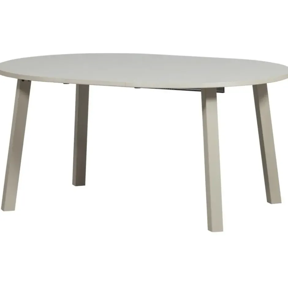 WOOOD Janne Uitschuifbare Eettafel Rond 120Ø cm - Eiken - Dakargrau