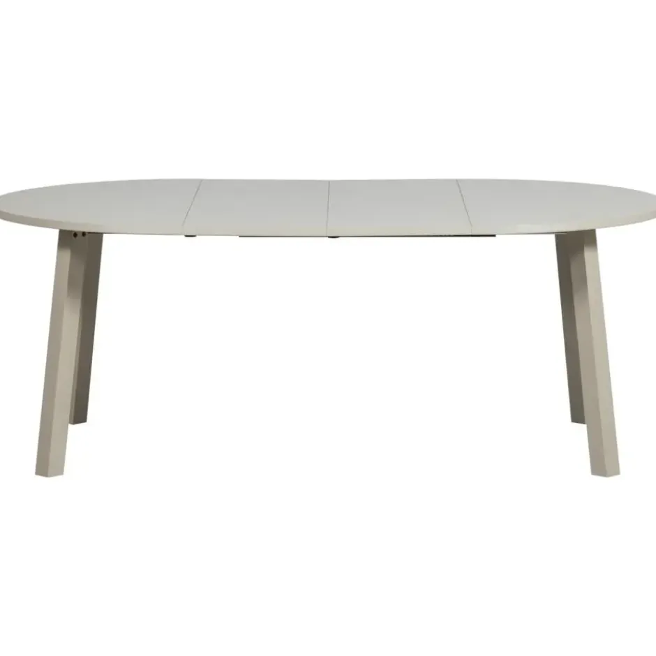 WOOOD Janne Uitschuifbare Eettafel Rond 120Ø cm - Eiken - Dakargrau