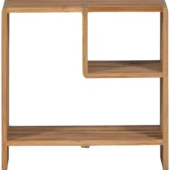 WOOOD Jasmijn Sidetable Recycled Teak - Naturel - 55x55x30