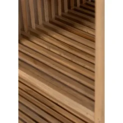 WOOOD Jasmijn Sidetable Recycled Teak - Naturel - 55x55x30