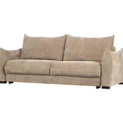 WOOOD Jonne 3-Zits Slaapbank - Chennile - Naturel - 92x233x105