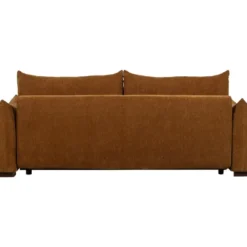 WOOOD Jonne 3-Zits Slaapbank - Chennile - Bruin - 92x233x105