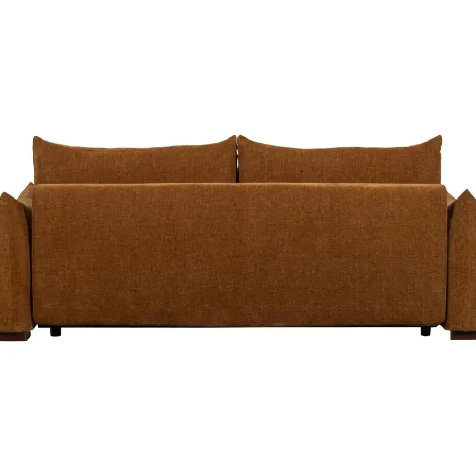 WOOOD Jonne 3-Zits Slaapbank - Chennile - Bruin - 92x233x105