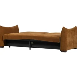 WOOOD Jonne 3-Zits Slaapbank - Chennile - Bruin - 92x233x105