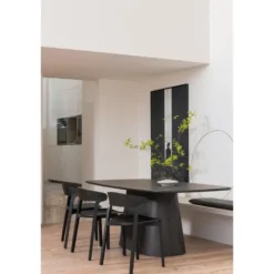 WOOOD Leah Eettafel - MDF - Donkerbruin - 76x200x105