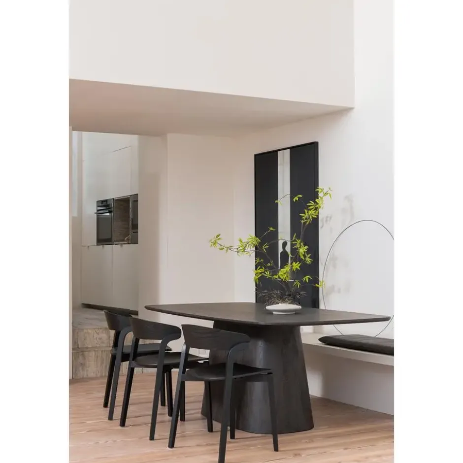 WOOOD Leah Eettafel - MDF - Donkerbruin - 76x200x105