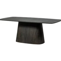 WOOOD Leah Eettafel - MDF - Donkerbruin - 76x200x105