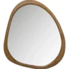 WOOOD Leif Spiegel - Hout - Naturel - 48x44x2