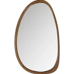 WOOOD Leif Spiegel - Hout - Naturel - 64x38x2