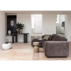 WOOOD Maan Organisch Sidetable/Bureau - MDF - Bruin - 75x150x70cm