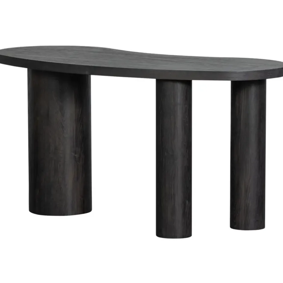 WOOOD Maan Organisch Sidetable/Bureau - MDF - Bruin - 75x150x70cm