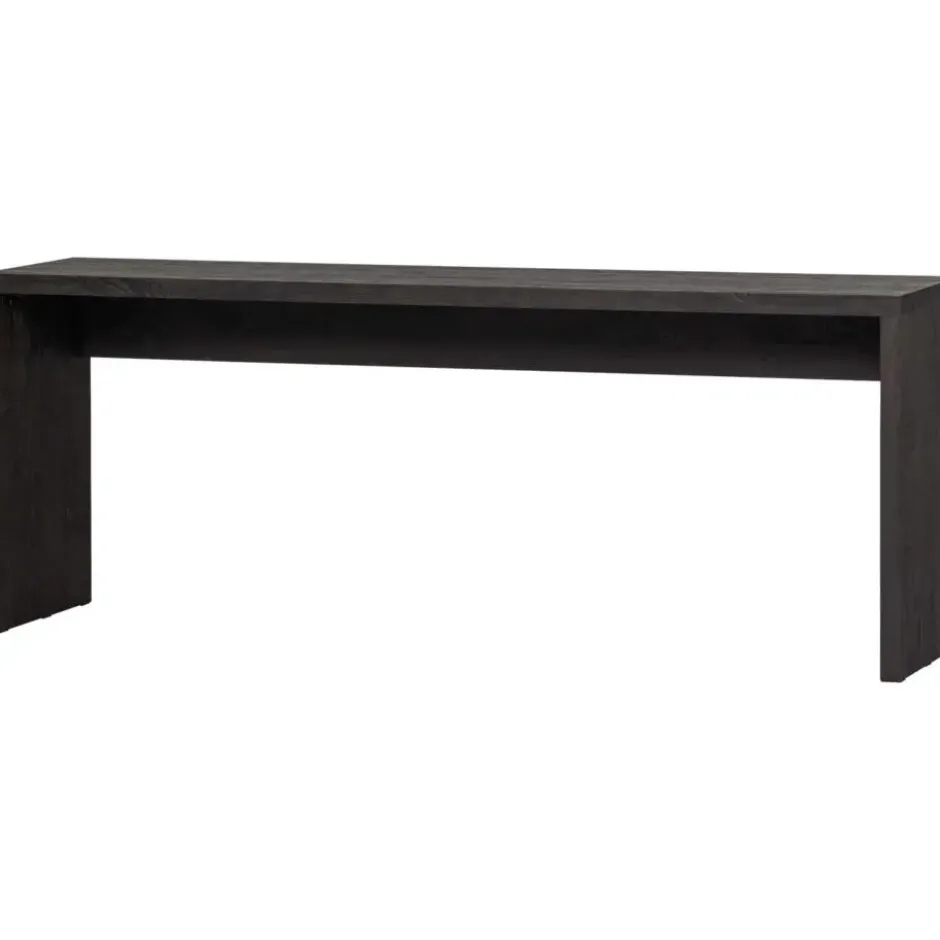 WOOOD Maan Sidetable - MDF - Donkerbruin - 76x200x45