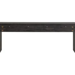 WOOOD Maan Sidetable - MDF - Donkerbruin - 76x200x45