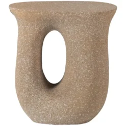 WOOOD Mason Bijzettafel Met Spikkels - Magnesium - Groen - 45x42x33