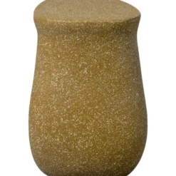 WOOOD Mason Bijzettafel Met Spikkels - Magnesium - Groen - 45x42x33