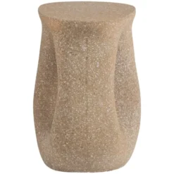 WOOOD Mason Bijzettafel Met Spikkels - Magnesium - Groen - 45x42x33