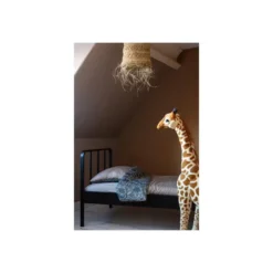 WOOOD Mees Bed - Metaal - Zwart - 90x208x95