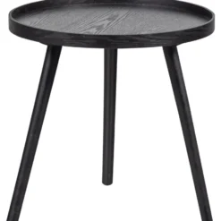 WOOOD Mesa Bijzettafel M - Hout - Zwart - 45x45x45