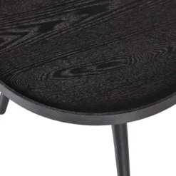 WOOOD Mesa Bijzettafel M - Hout - Zwart - 45x45x45