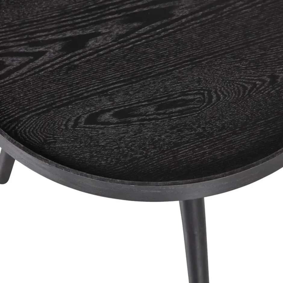 WOOOD Mesa Bijzettafel M - Hout - Zwart - 45x45x45