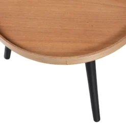 WOOOD Mesa Bijzettafel M - Hout - Naturel - 45x45x45