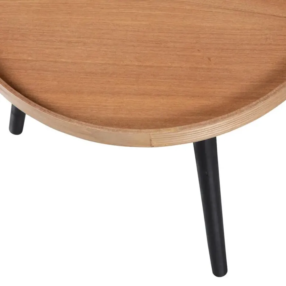 WOOOD Mesa Bijzettafel M - Hout - Naturel - 45x45x45