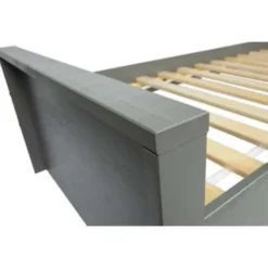 WOOOD Morris Bed Excl Lade - Grenen - Leem - 214x53x95