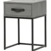 WOOOD Morris Nachtkast - Grenen - Leem - 52x35x35