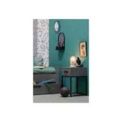 WOOOD Morris Nachtkast - Grenen - Leem - 52x35x35