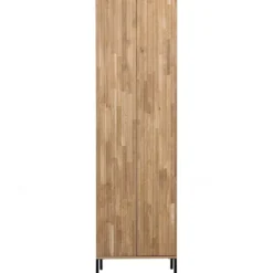 WOOOD New Gravure Hoge Kast - Eiken - Naturel - 210x60x42
