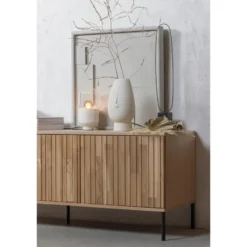 WOOOD New Gravure Tv Meubel - Eiken - Naturel - 56x150x44