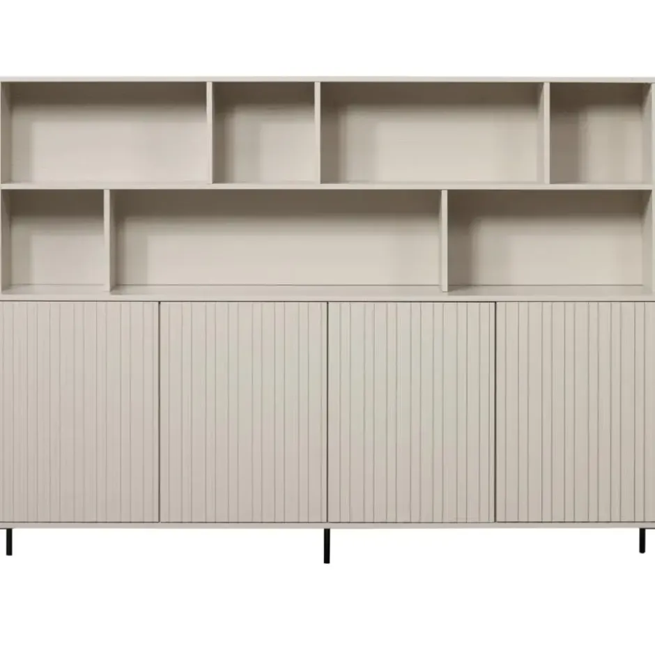 WOOOD New Gravure Wandkast - Grenen - Dust - 150x200x44