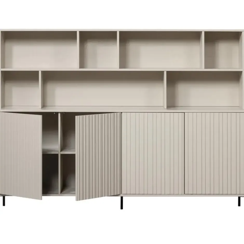 WOOOD New Gravure Wandkast - Grenen - Dust - 150x200x44