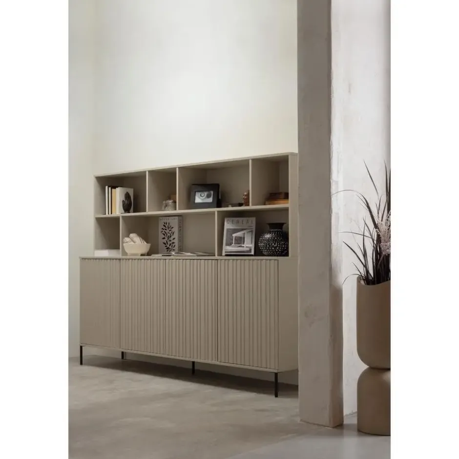 WOOOD New Gravure Wandkast - Grenen - Dust - 150x200x44
