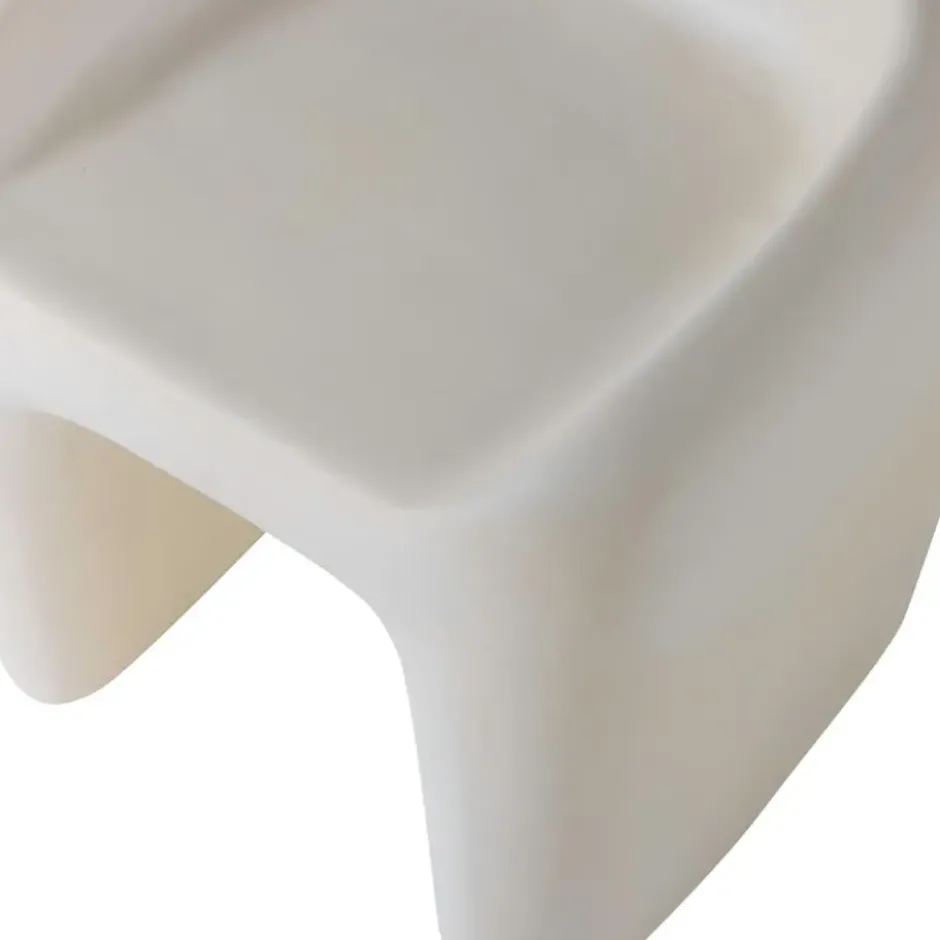 WOOOD Nivo Kruk Tuin - Polymeer - Naturel - 51x52x50