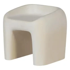 WOOOD Nivo Kruk Tuin - Polymeer - Naturel - 51x52x50