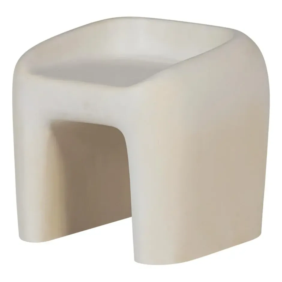 WOOOD Nivo Kruk Tuin - Polymeer - Naturel - 51x52x50