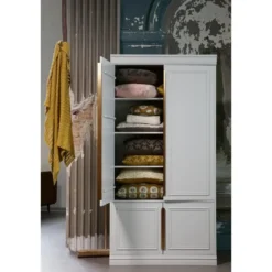 WOOOD Organize Kast - Grenen - Mist - 215x110x62