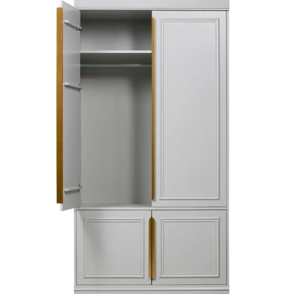 WOOOD Organize Kast - Grenen - Mist - 215x110x62
