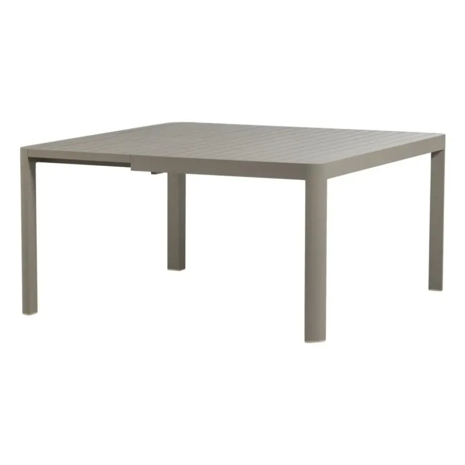 WOOOD Ovara Tuintafel Uitschuifbaar - Aluminium - Zand - 76x150x150