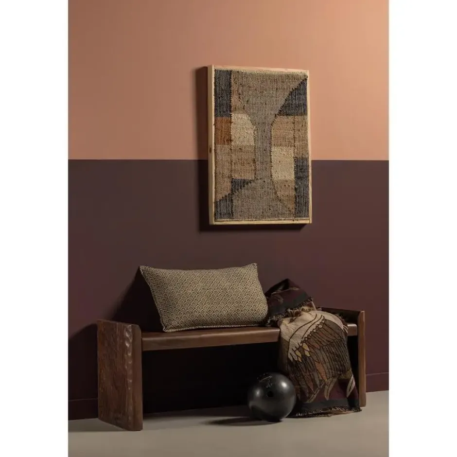 WOOOD Prop Bankje - Hout - Warm Bruin - 40x120x45