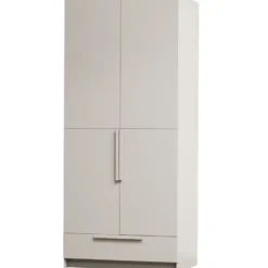 WOOOD Pure 2-deurs Hang/Legkast Splitdeur - Grenen - Dust - 215x95x60