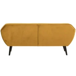 WOOOD Rocco 2-Zits Bank - Velvet - Oker - 75x187x82
